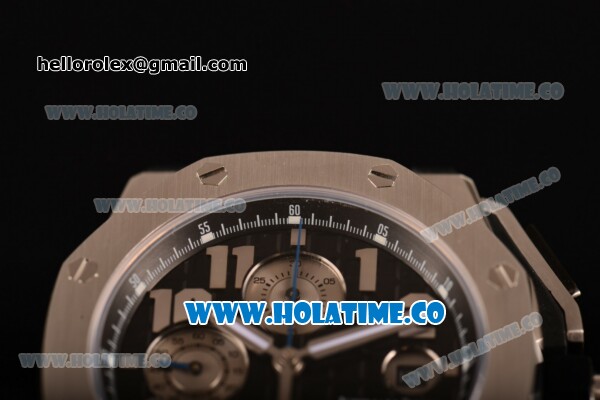 Audemars Piguet Royal Oak Offshore Clone AP Calibre 3126 Automatic Steel Case with Black Dial and Arabic Numeral Markers (EF) - Click Image to Close